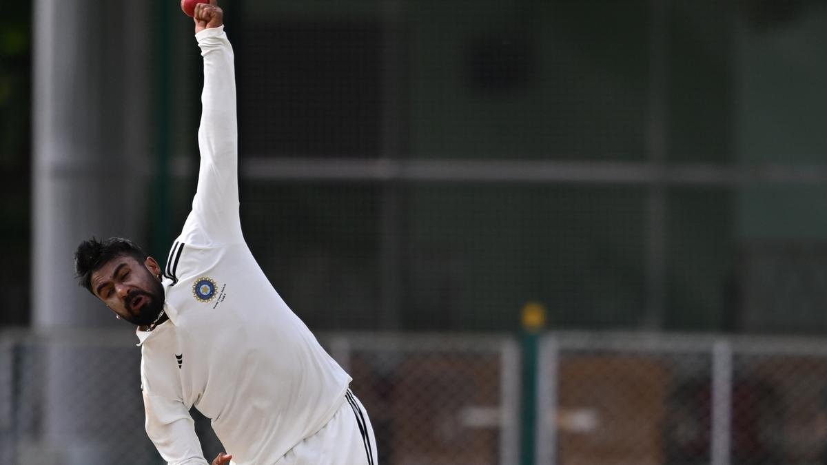 Manav Suthar's Brilliant Five-For Keeps Australia A in Check at 350/9 on Day 1