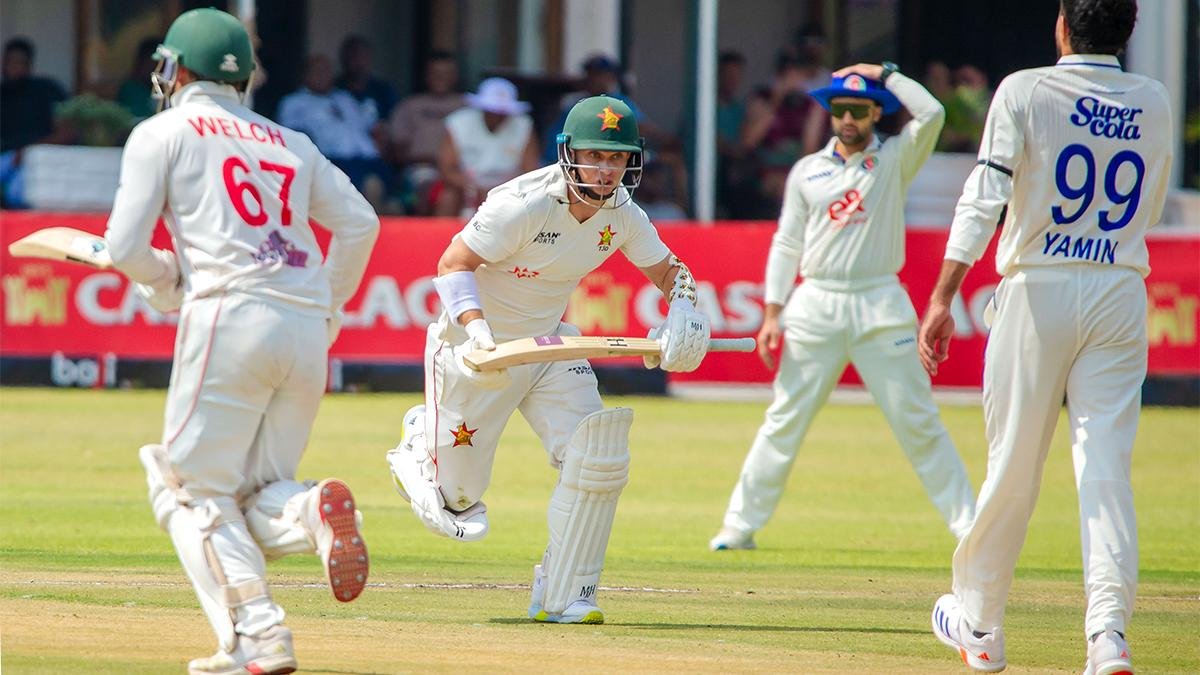 Afghanistan Dominates as Zimbabwe Struggles at 165/4 on Test Day 2