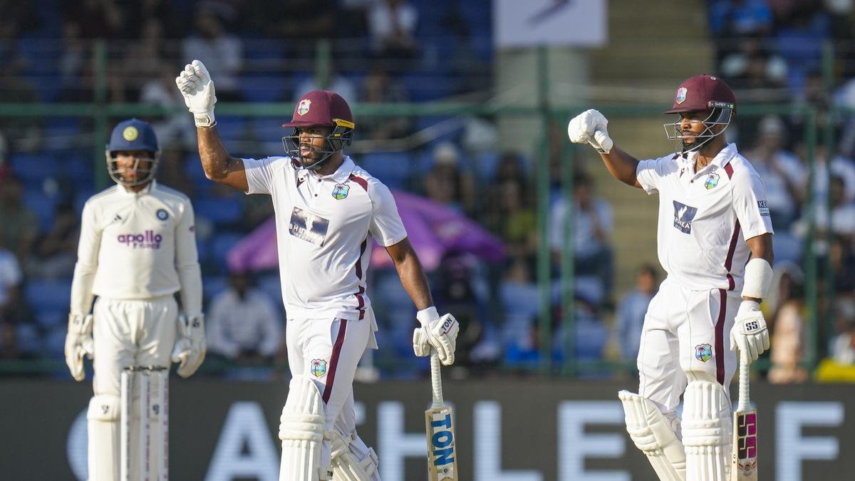 Chase and Hope Propel West Indies to Commanding Position by Lunch on Day 4 Against India