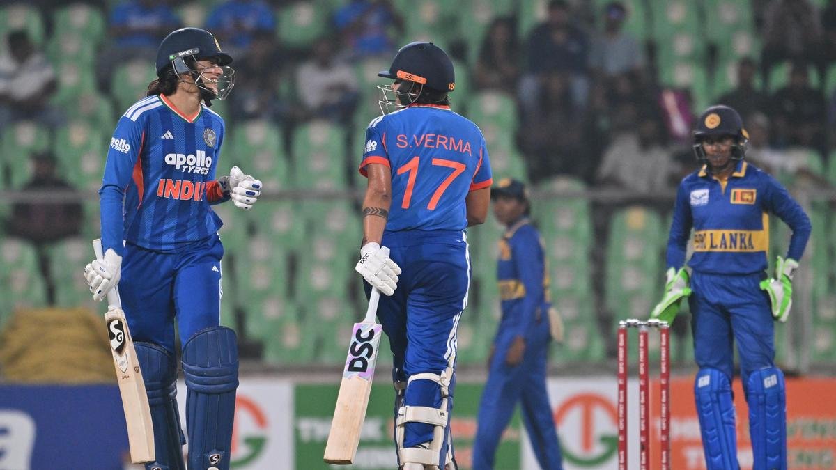Smriti and Shafali's Dazzling Duo Sets Record in IND W vs SL W T20I Clash