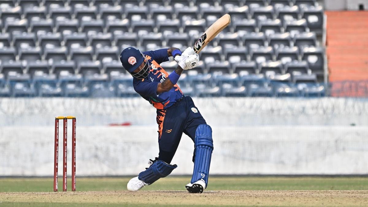 Hardik Leads Baroda to Thrilling Win Over Punjab in High-Scoring Clash
