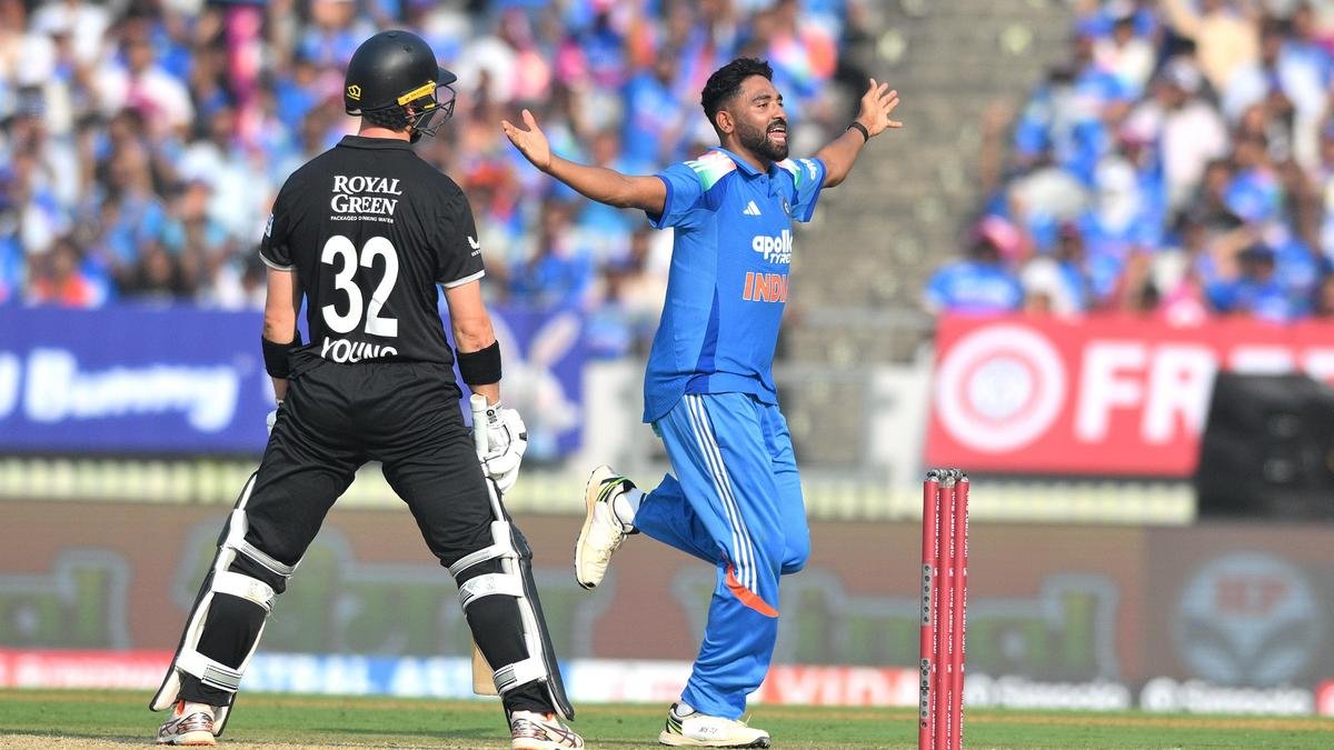 Siraj Hopes to Lead India to Victory in ODI Series Finale Against New Zealand